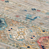 Handmade fine Afghan Samarkand short runner - 308762